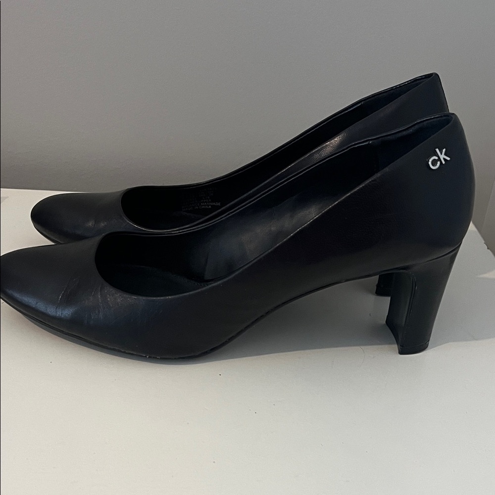 Calvin Klein Black Heels for Women - Picture 2 of 4